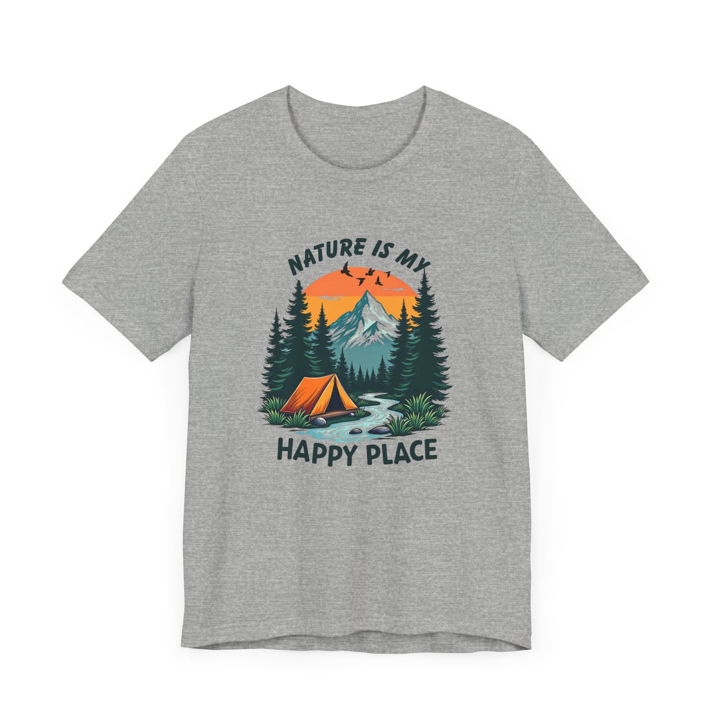 Nature Is My Happy Place Unisex Tee