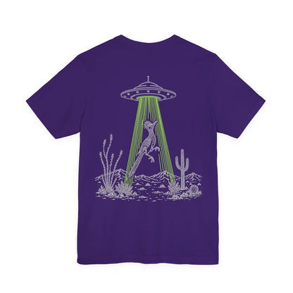 Roadrunner and UFO Back Design Tee