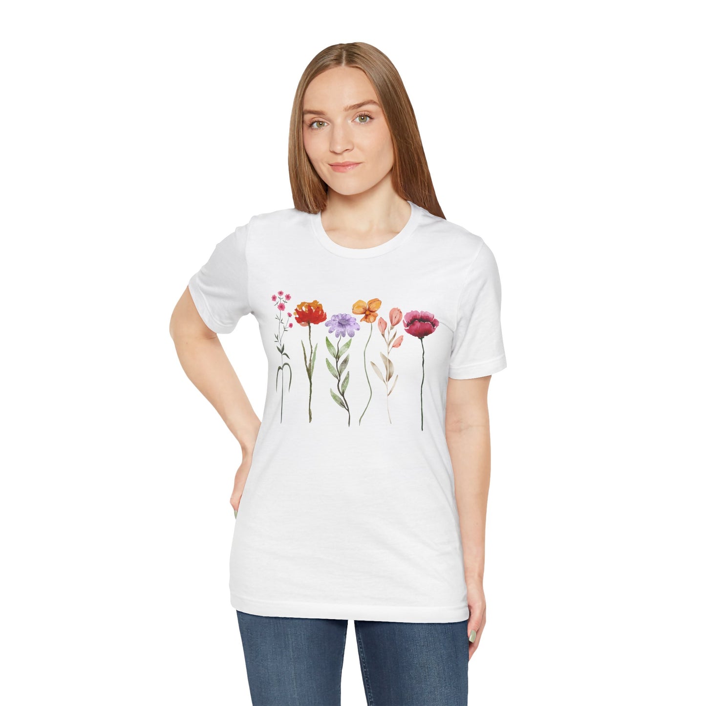 Tall Flowers Art Tee