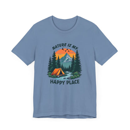 Nature Is My Happy Place Unisex Tee