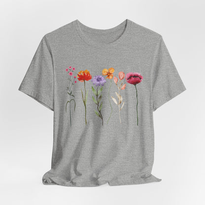 Tall Flowers Art Tee