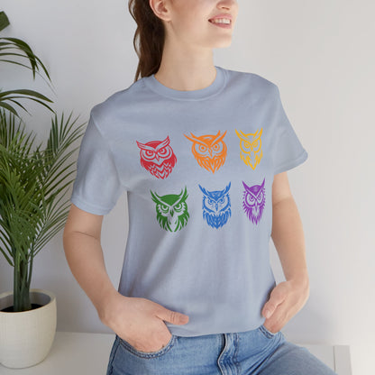 Rainbow Owls Tee