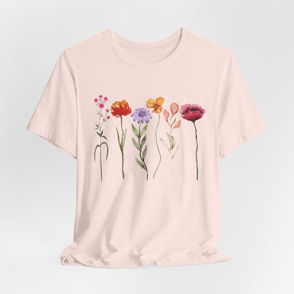 Tall Flowers Art Tee