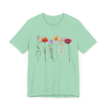 Tall Flowers Art Tee