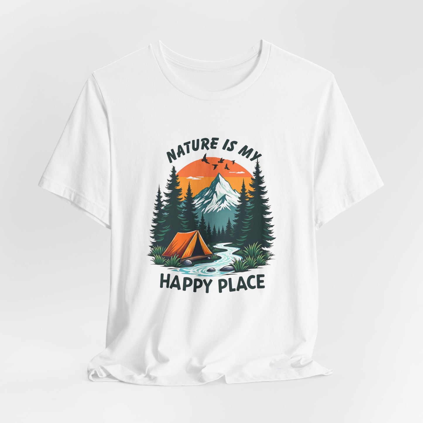 Nature Is My Happy Place Unisex Tee