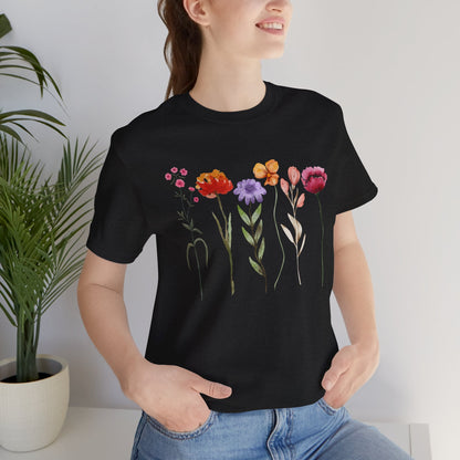 Tall Flowers Art Tee