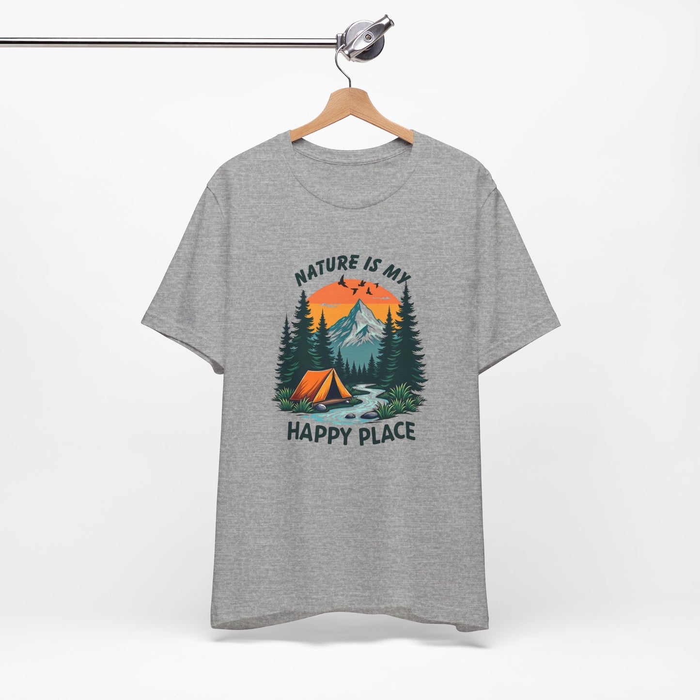 Nature Is My Happy Place Unisex Tee