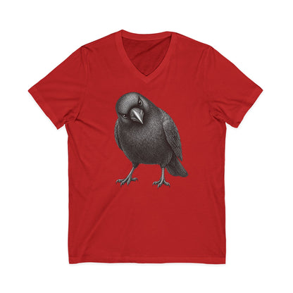Indignant Crow V-Neck Tee