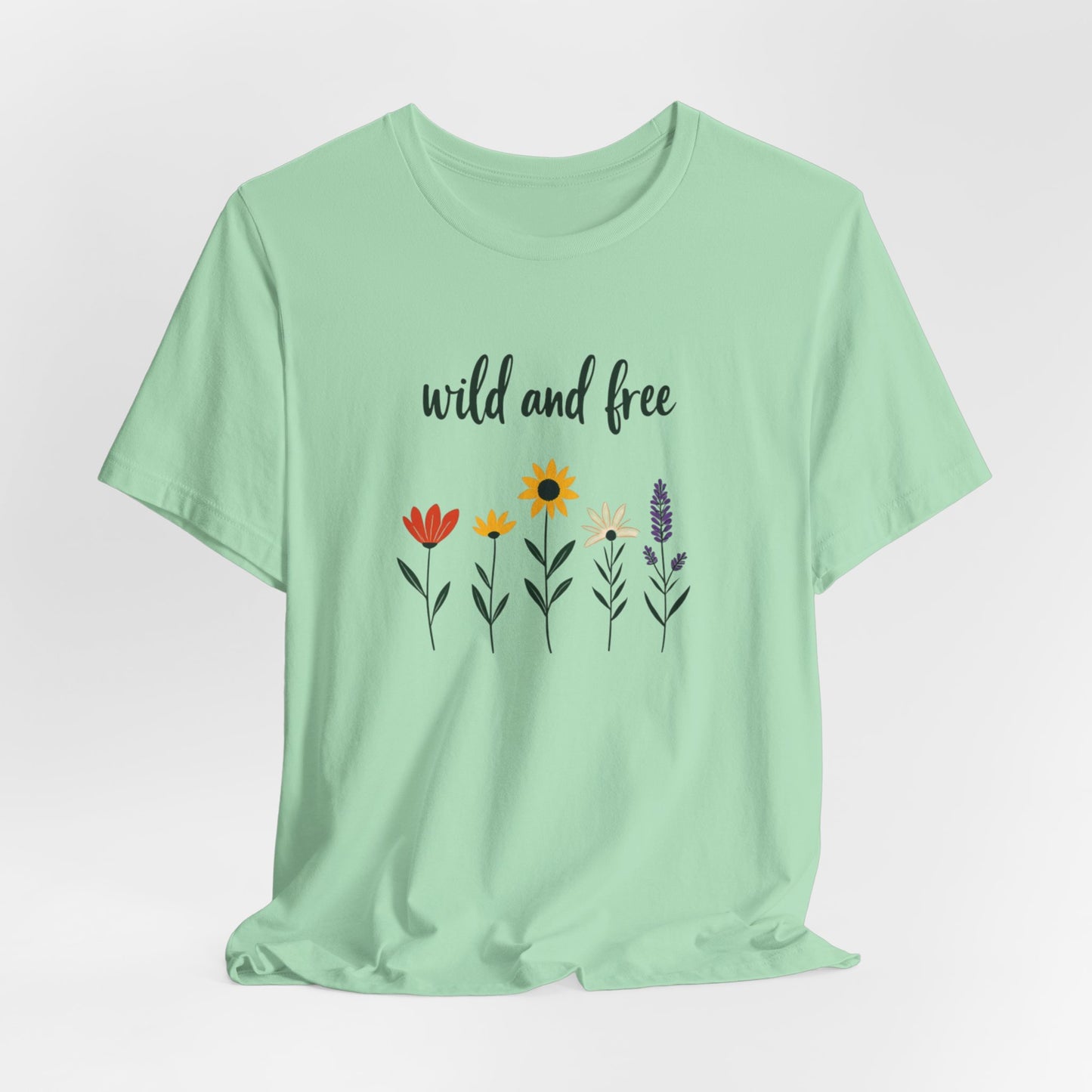 Wild and Free Floral Tee