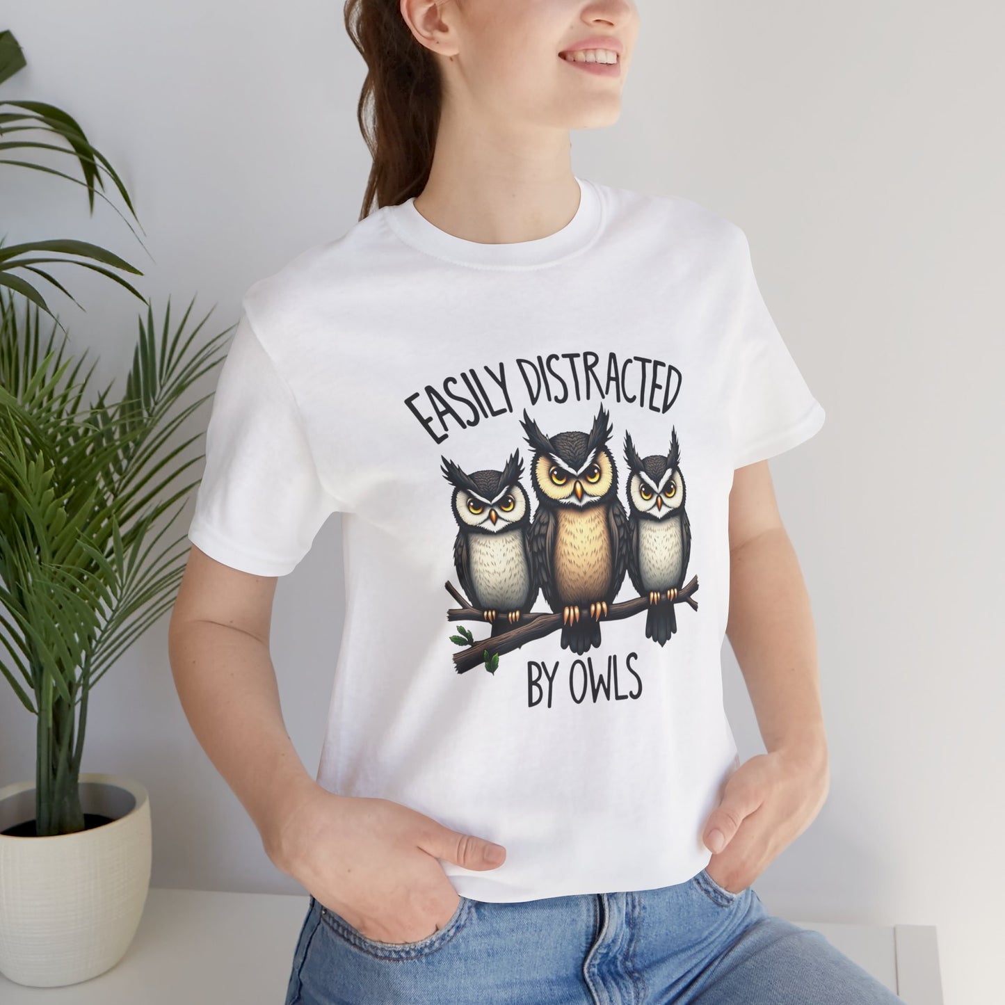 Easily Distracted by Owls Tee