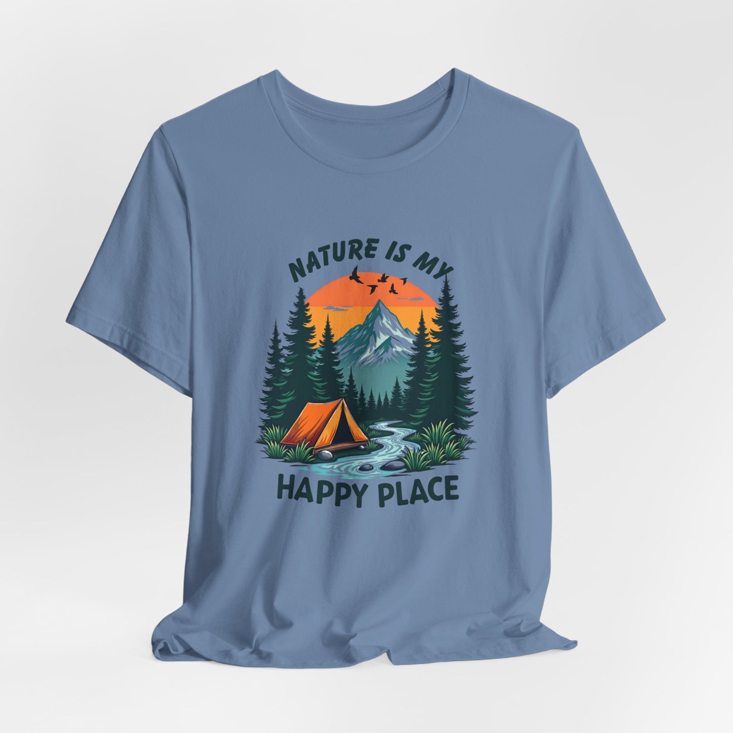 Nature Is My Happy Place Unisex Tee