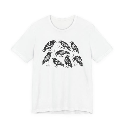 Copy of Folk Art Crows Tee 5X