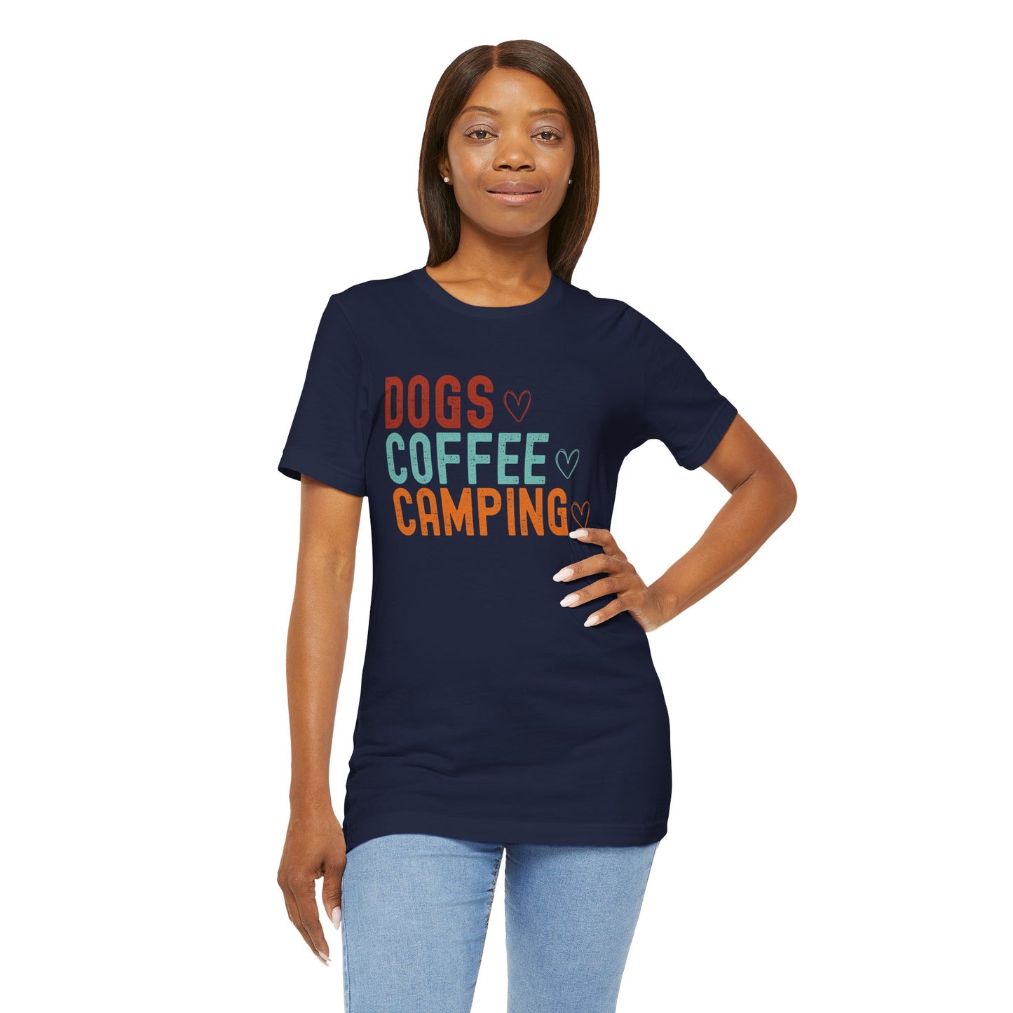 Dogs, Coffee, Camping Tee