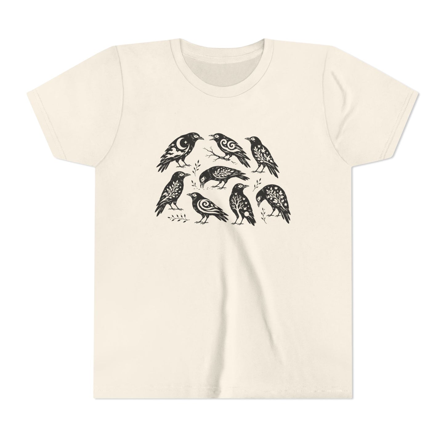Folk-Art Crows Youth Tee