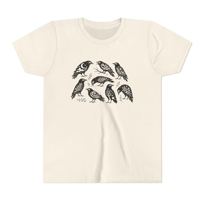 Folk-Art Crows Youth Tee