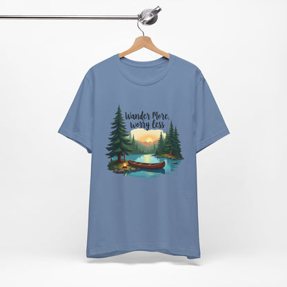 Wander More, Worry Less Tee