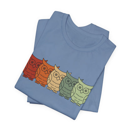 Owls on Parade Rainbow Owls Tee