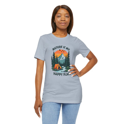 Nature Is My Happy Place Unisex Tee