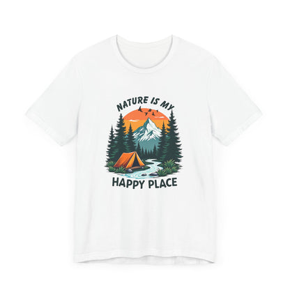 Nature Is My Happy Place Unisex Tee