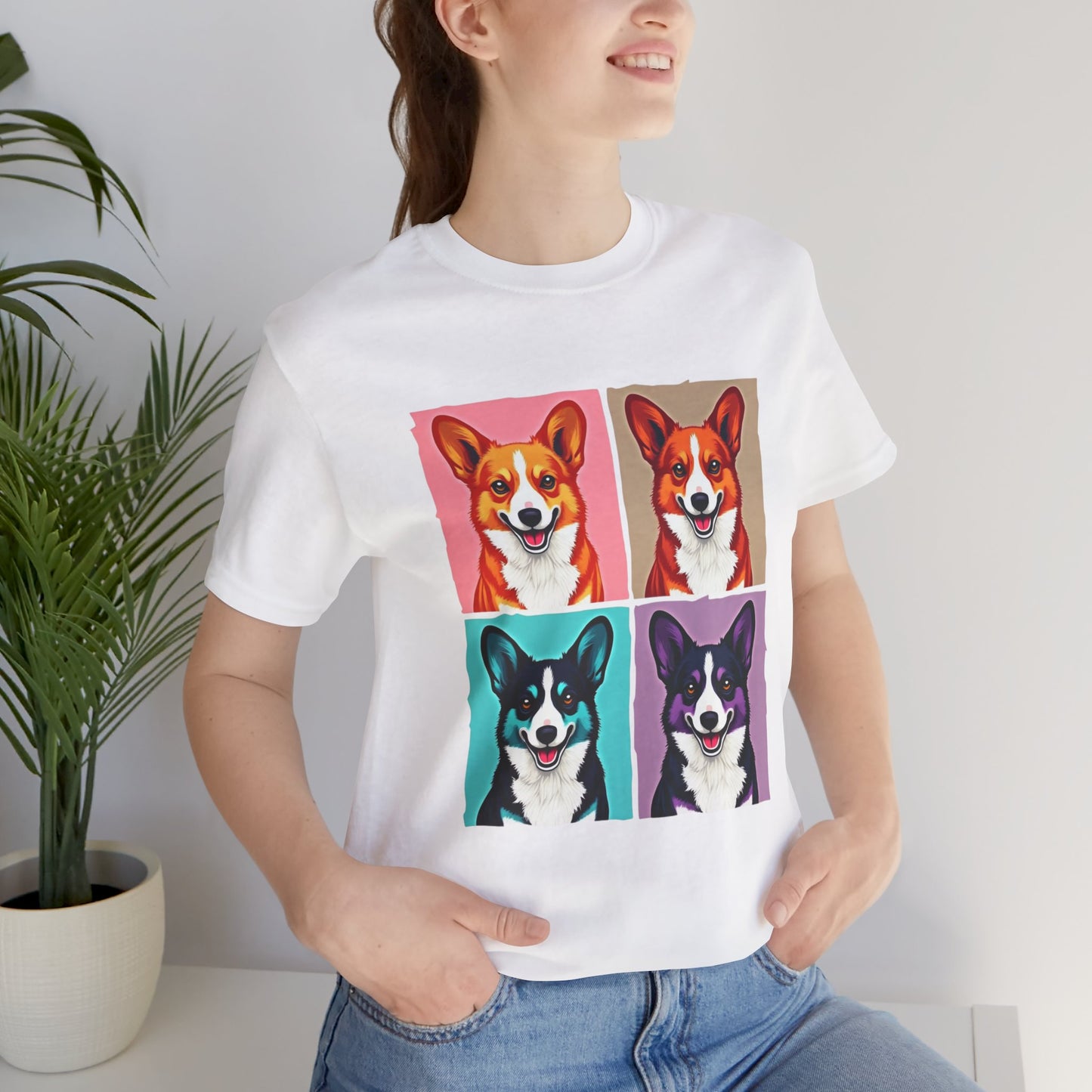 Cute Corgi Pop Art Tee