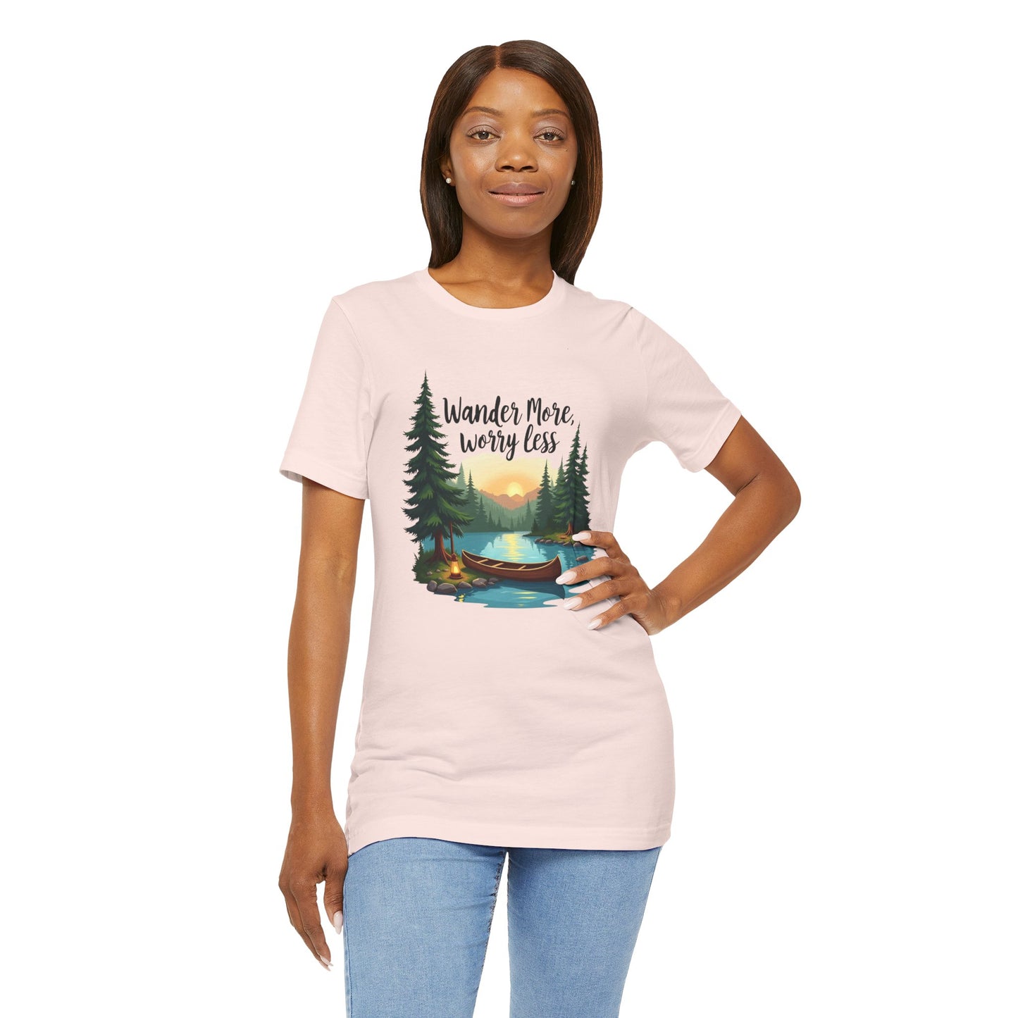 Wander More, Worry Less Tee