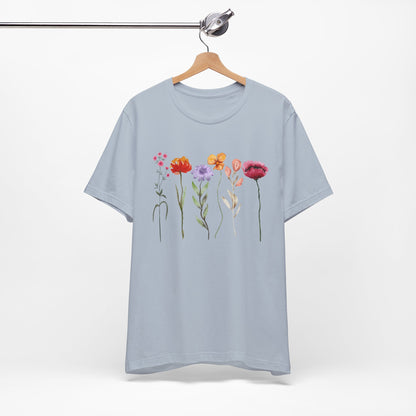 Tall Flowers Art Tee