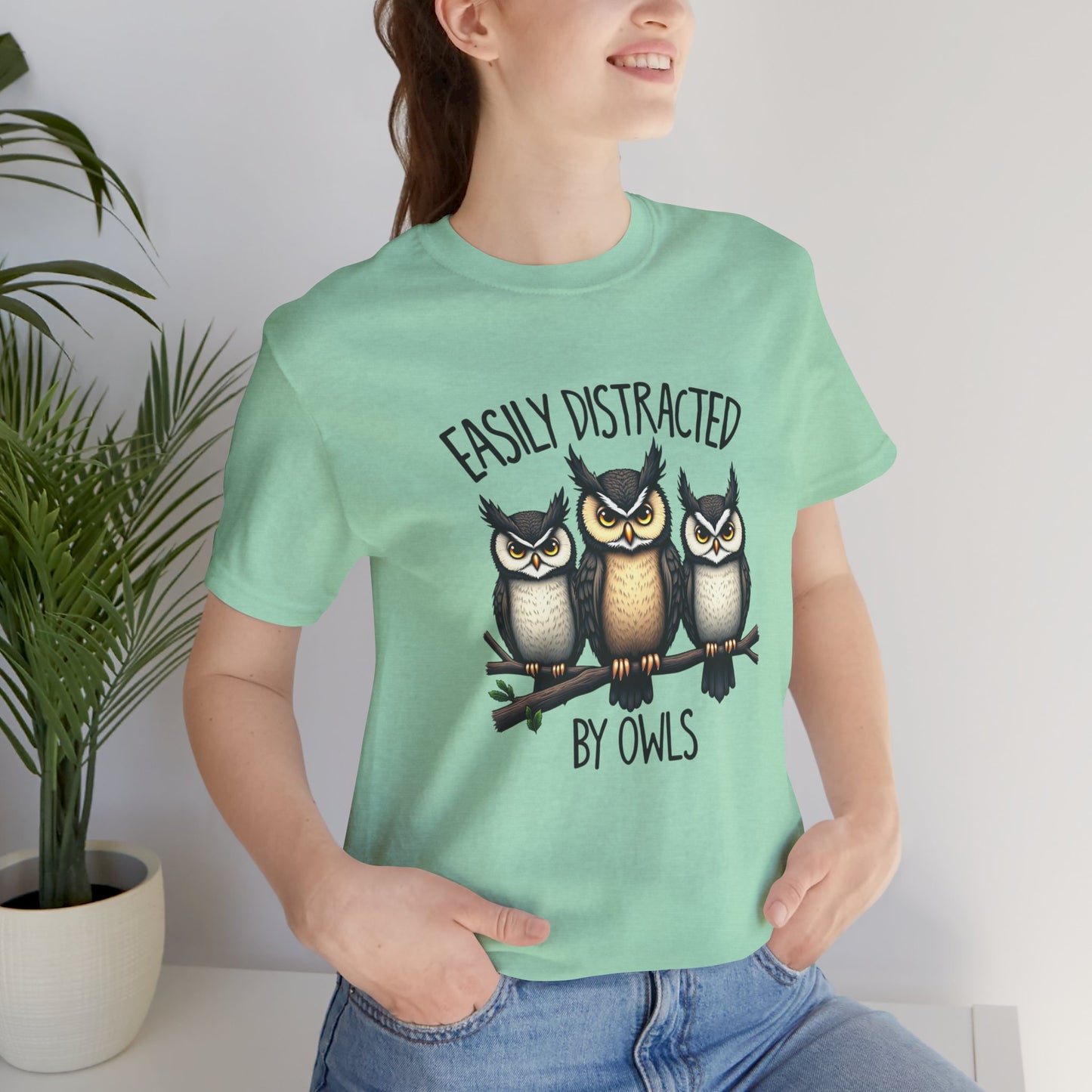 Easily Distracted by Owls Tee