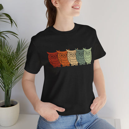 Owls on Parade Rainbow Owls Tee