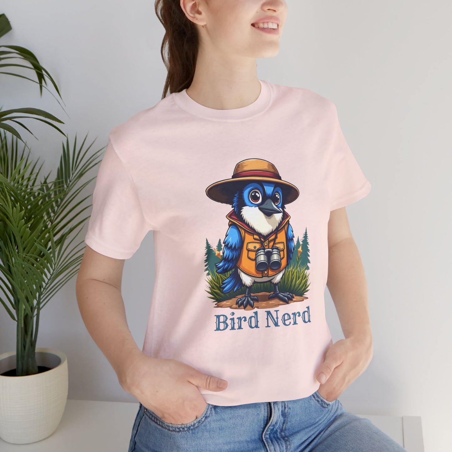 Bird Nerd Blue Jay Tee