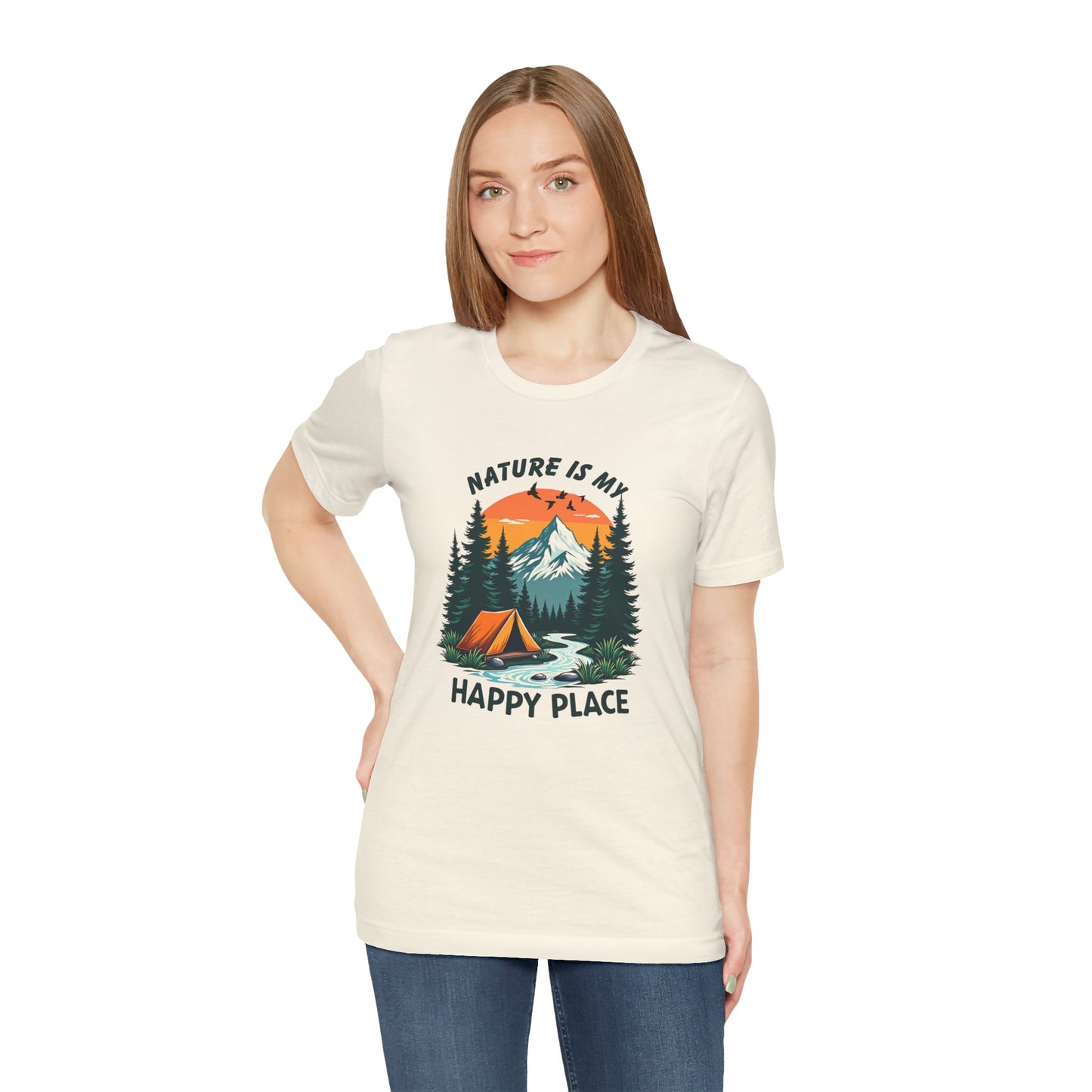 Nature Is My Happy Place Unisex Tee