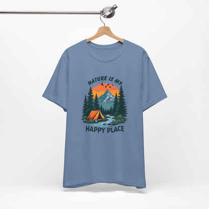 Nature Is My Happy Place Unisex Tee