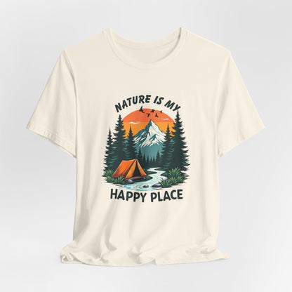 Nature Is My Happy Place Unisex Tee