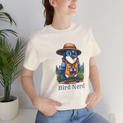 Bird Nerd Blue Jay Tee