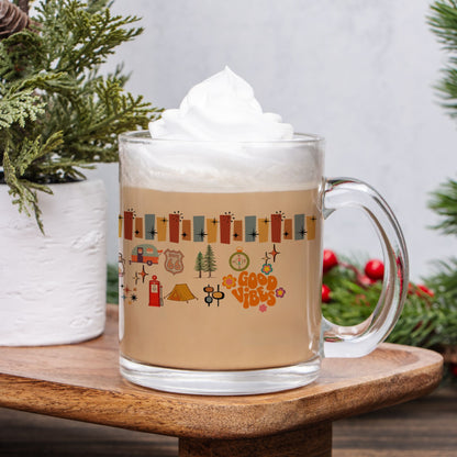 Girl Camper Mug Glass