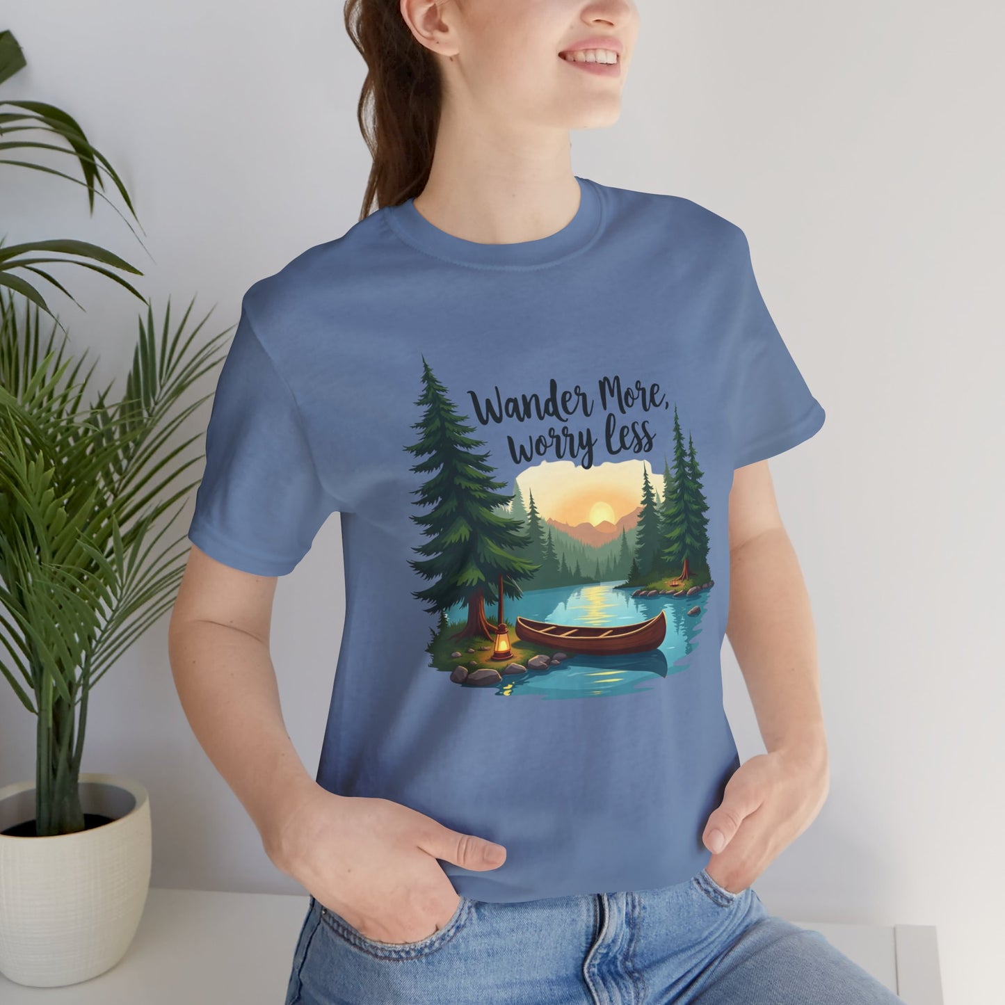 Wander More, Worry Less Tee