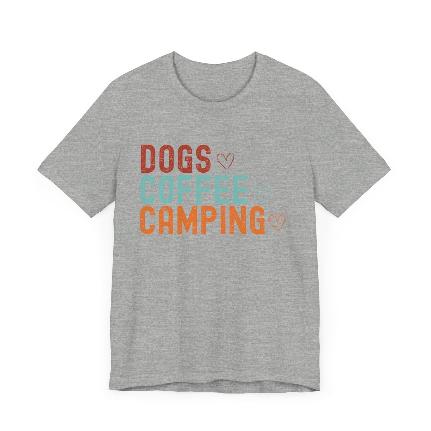 Dogs, Coffee, Camping Tee