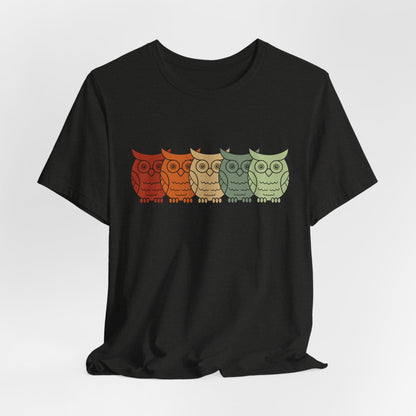 Owls on Parade Rainbow Owls Tee