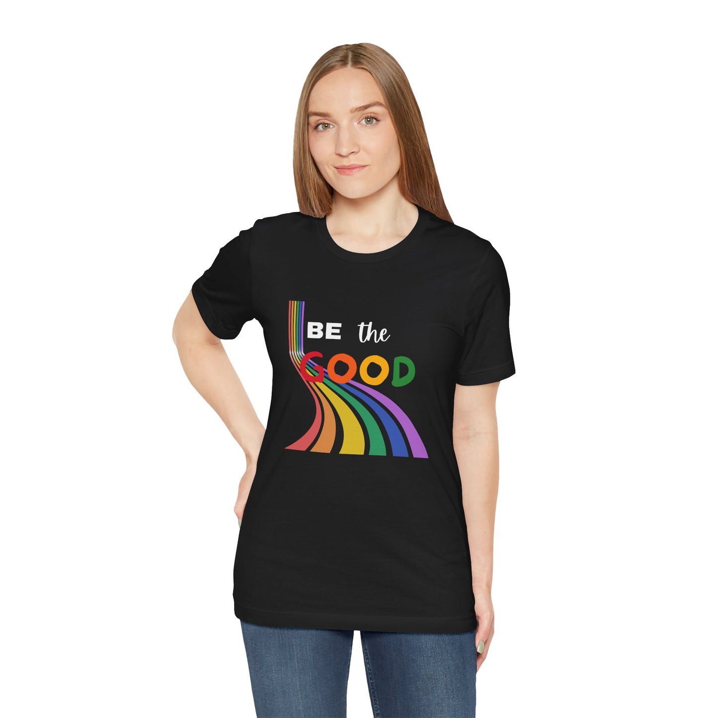 Be the Good Rainbow Graphic Tee