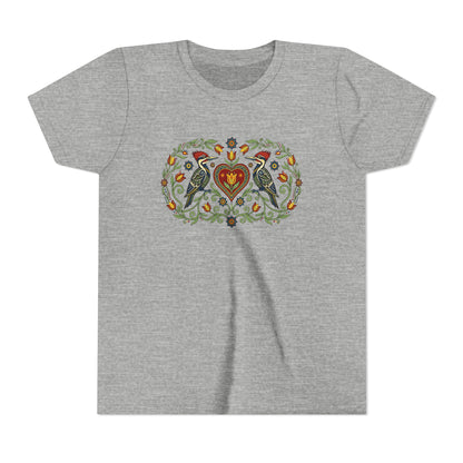 Folk Art Woodpeckers Youth Tee