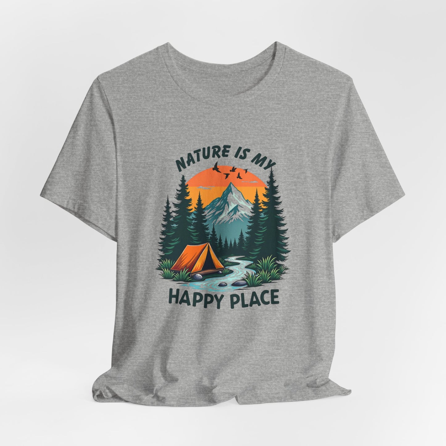 Nature Is My Happy Place Unisex Tee