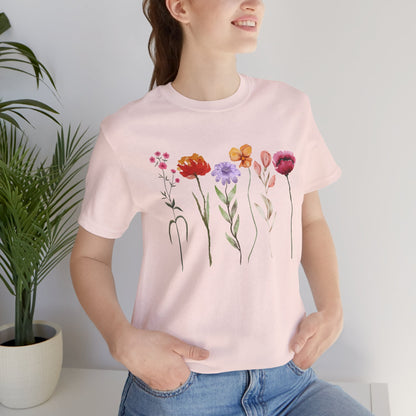 Tall Flowers Art Tee