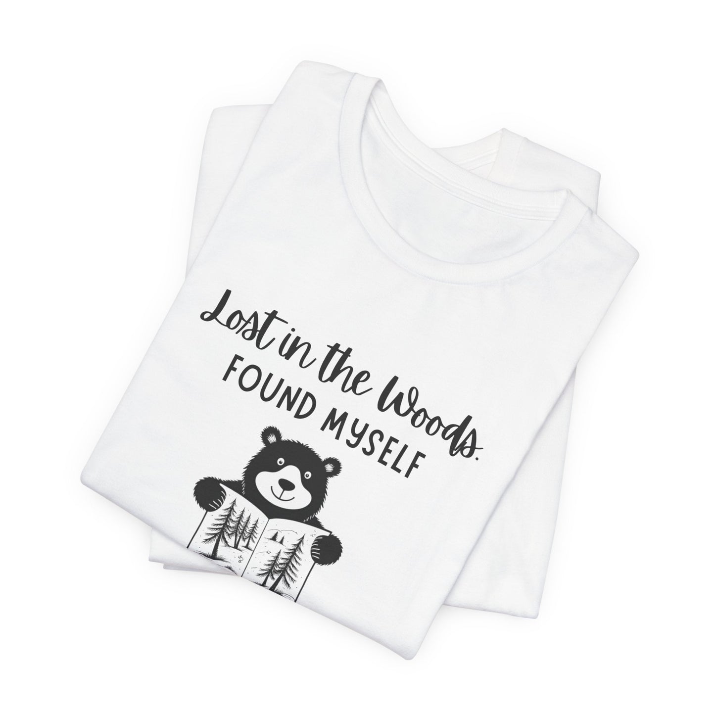 Lost in the Woods Found Myself Bear Tee