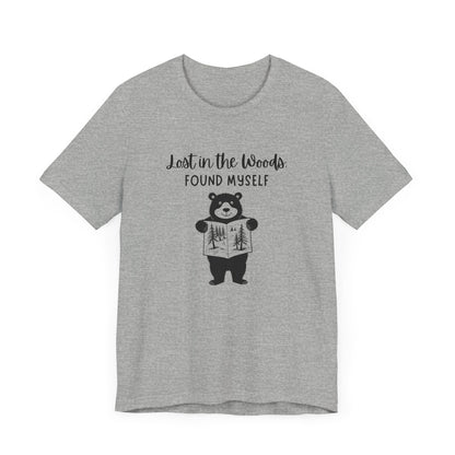 Lost in the Woods Found Myself Bear Tee