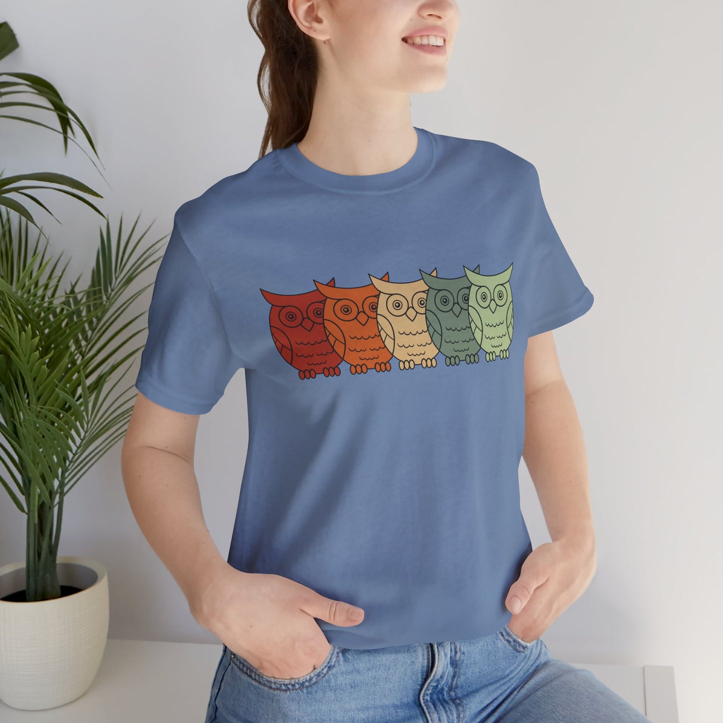 Owls on Parade Rainbow Owls Tee