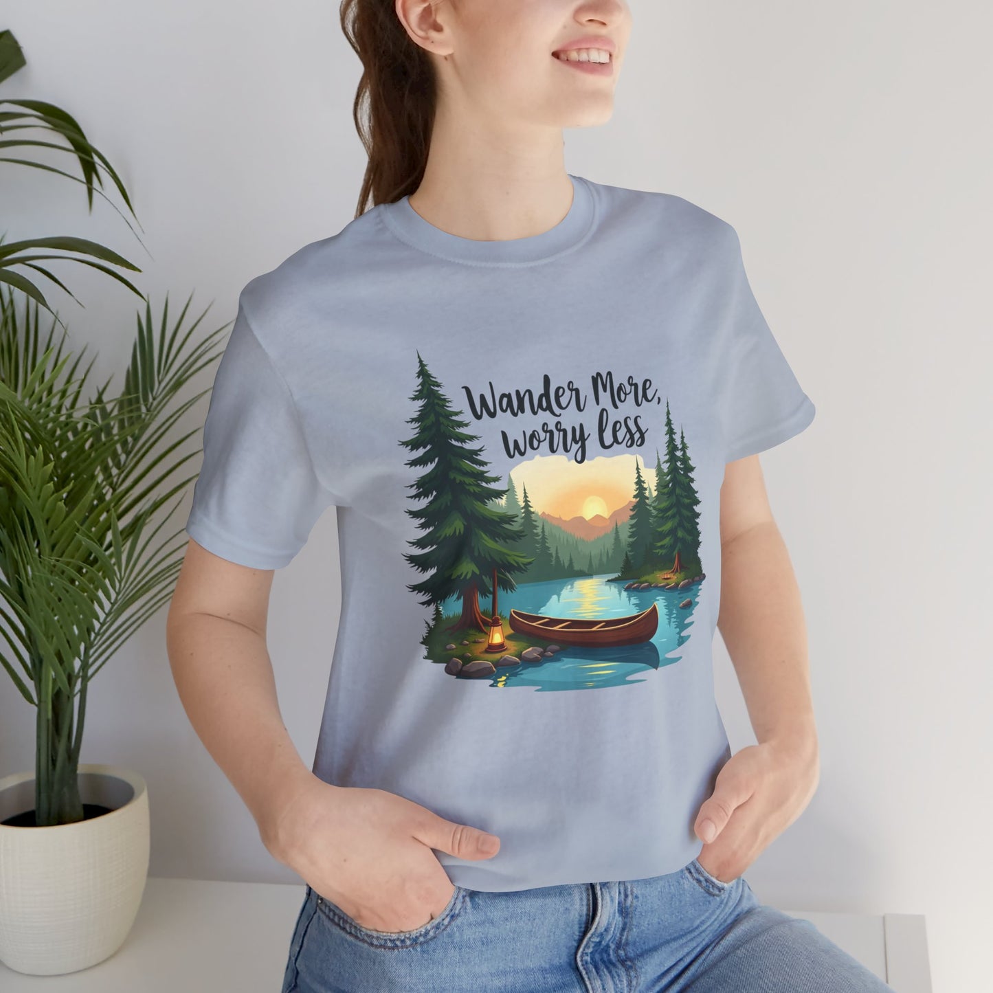 Wander More, Worry Less Tee