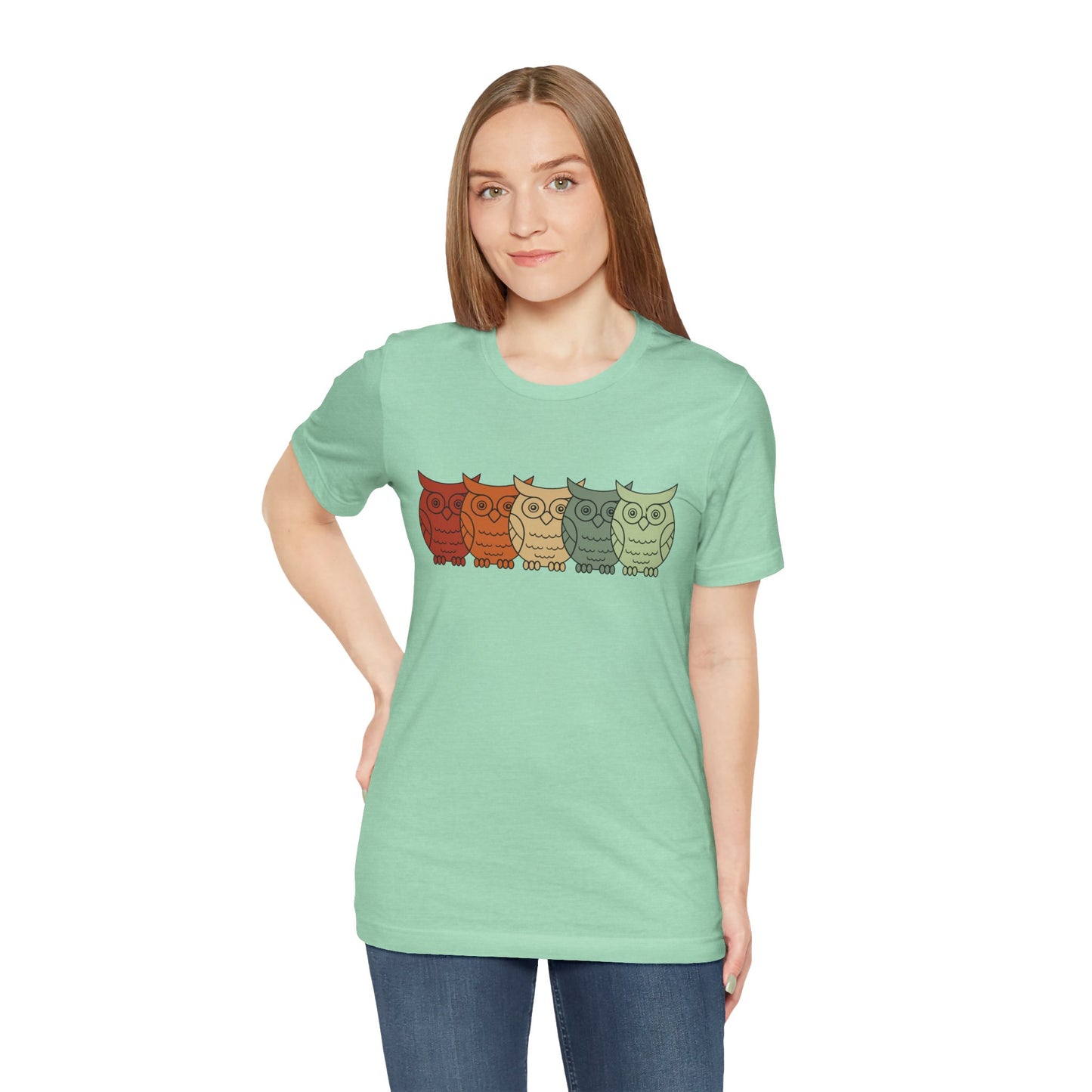 Owls on Parade Rainbow Owls Tee