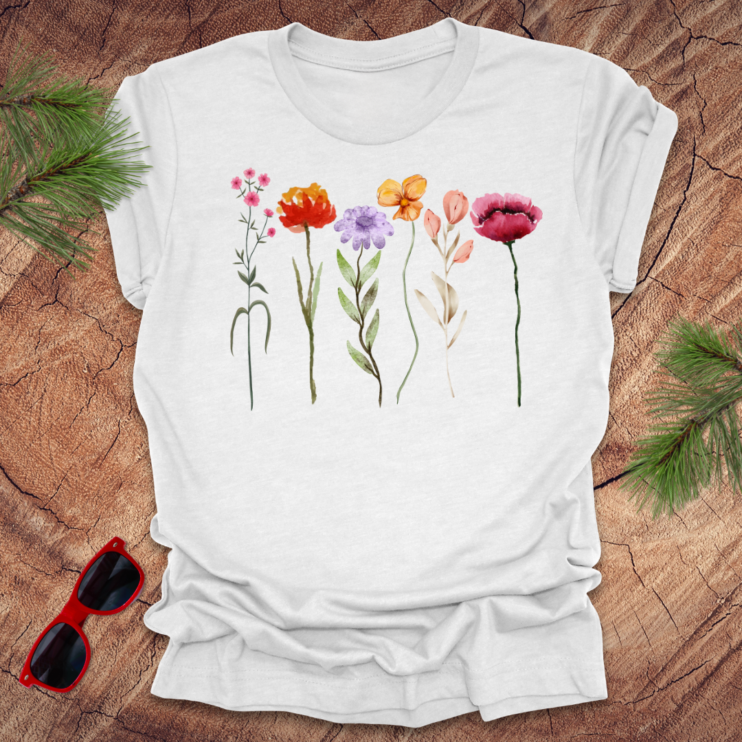 Tall Flowers Art Tee