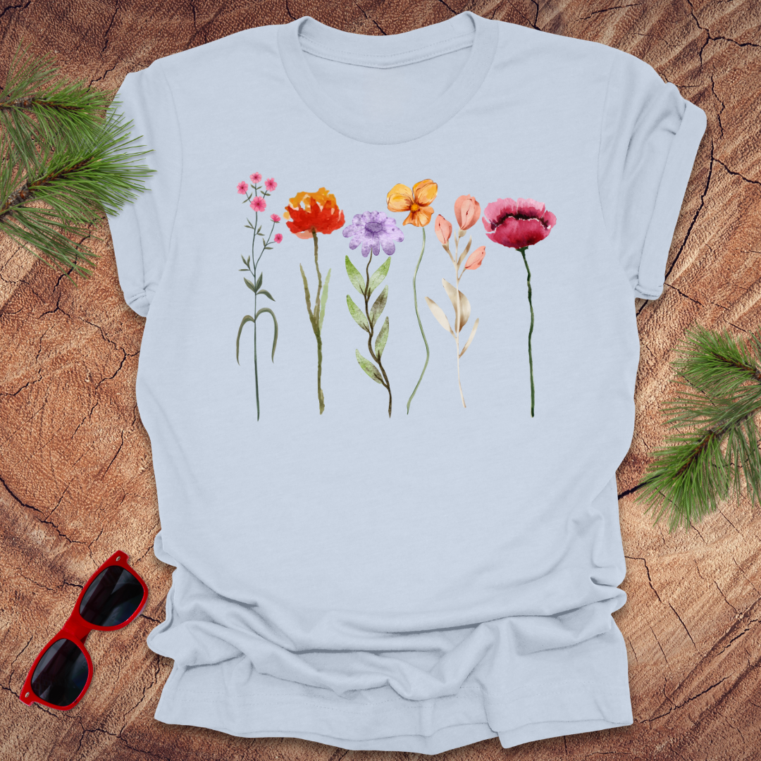 Tall Flowers Art Tee