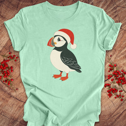 Puffin Santa Hat Tee