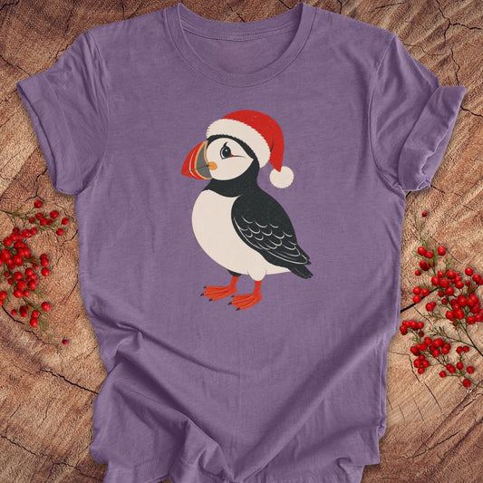 Puffin Santa Hat Tee